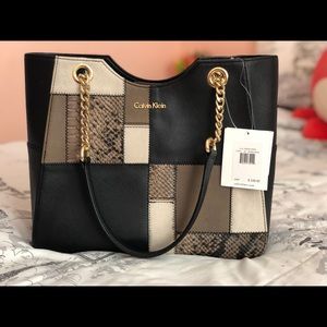 Calvin Klein Leather Tote